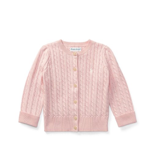 Ralph Lauren Baby Girls Mini Cable-Knit Cardigan