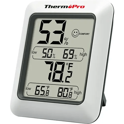 ThermoPro TP50 Digital Hygrometer Indoor Thermometer Room Thermometer and Humidity Gauge with Temperature Humidity Monitor