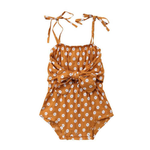 Isabel romper in orange