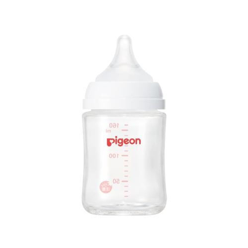 Amazon | ピジョン 母乳実感 哺乳びん 160ml 0ヵ月~ 早く冷める耐熱ガラス製 キズがつきにくく衛生的 | 哺乳びん本体 | ベビー＆マタニティ 通販
