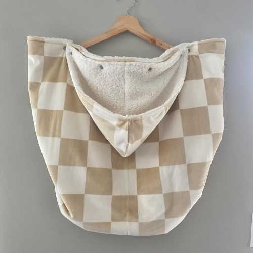 Babywearing Jacket, SHERPA babywearing cover up, babywearing hoodie, cold weather babywearing cover, Winter baby cover up, baby carrier