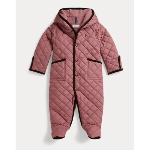Ralph Lauren Hooded Barn Bunting Snowsuit
