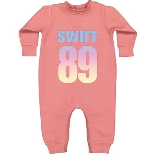 Lover Era Swift 89 Birth Year Music Fan Infant Fleece Rompers, Warm, Adorable