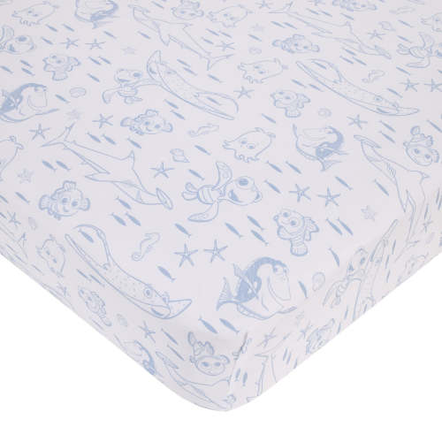 Disney Finding Nemo Cutest Little Catch Crib Sheet — buybuy BABY