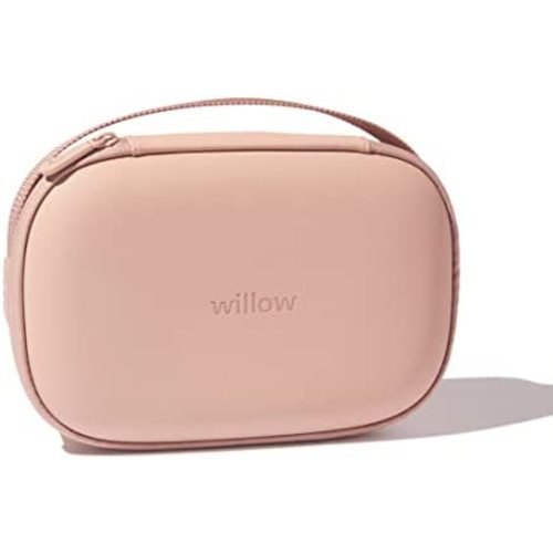 Willow™ Pump Carrying Case for Hands-Free Wearable Breast Pumps | Hard Shell Case with with Removable Tray | Dusty Pink