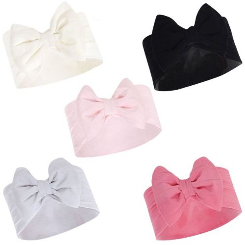 Hudson Baby Infant Girl Headbands 5pk, Cream, 0-24 Months
