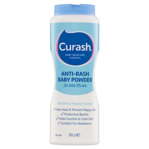 Curash Baby Rash Powder With Cornstarch 100g | Woolworths