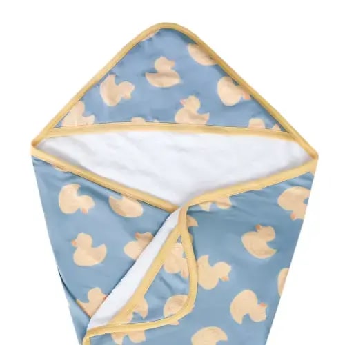 Premium Knit Hooded Towel - Ducky