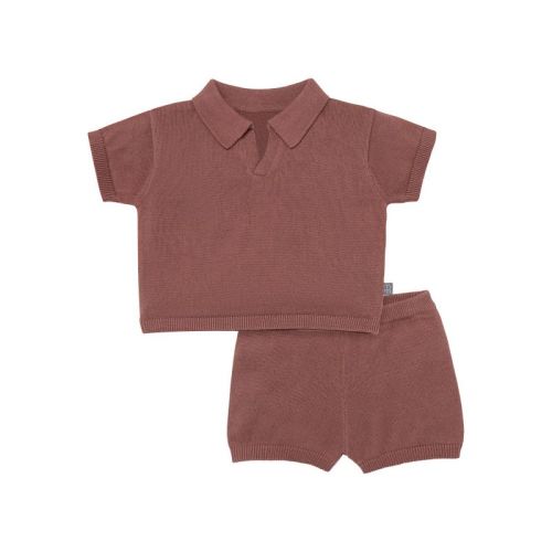 Modern Moments™ by Gerber Baby Boys' 2-Piece Johnny Collar Sweater Knit Set