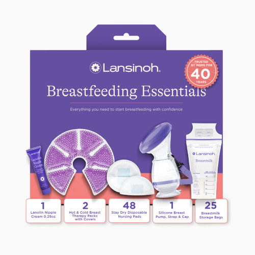 Lansinoh Breastfeeding Essentials Kit for Nursing Moms