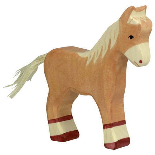 HOLZTIGER - Wooden Animal - Light Brown Foal