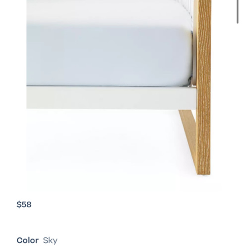 Sateen Crib Sheet | Serena and Lily