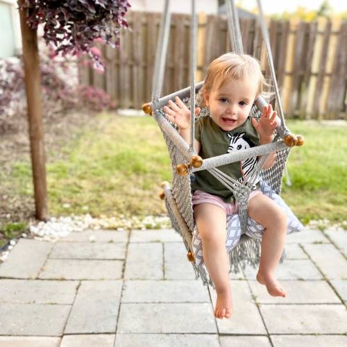 Macrame Toddler Swing