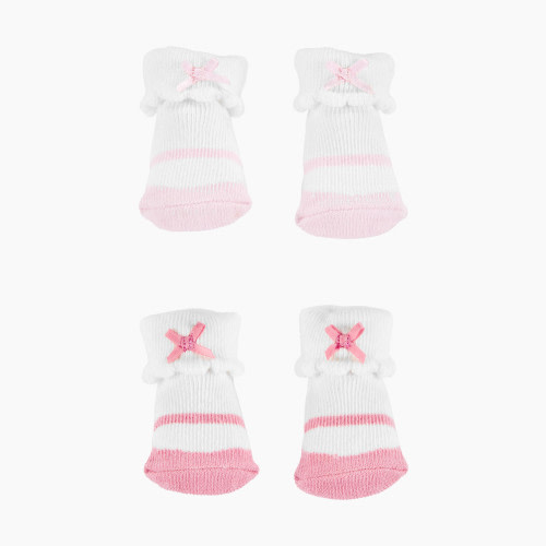 Carter's Keepsake Socks (2 Pack) - Ballet Slippers, Newborn