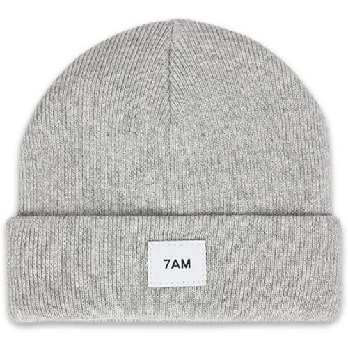 7AM Enfant Baby Beanie Hat - Unisex Kids Warm Winter Hat, Soft & Cozy Heathers Ribbed Design, Comfy Cap for Infant & Toddlers
