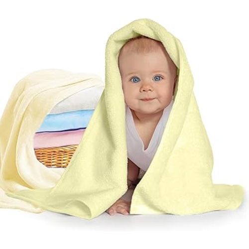 Baby So... Soft Plush Baby Blanket – Cozy, Machine Washable – Perfect for Newborns, Infants & Toddlers - Yellow