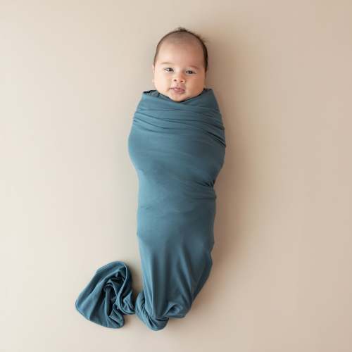 Swaddle Blanket in Atlantic