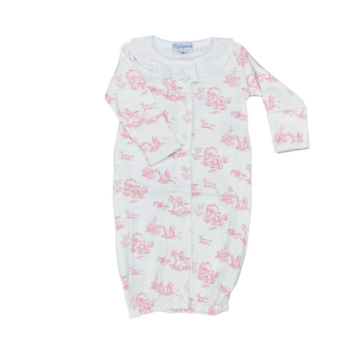 Pink Toile Converter Gown