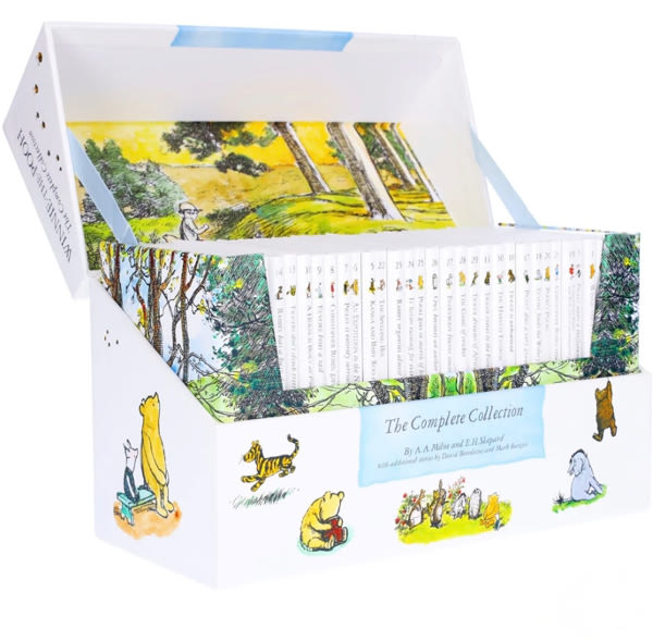 Winnie-the-Pooh by A. A. Milne: The Complete Collection 30 Books Box Set - Ages 3+ - Hardback