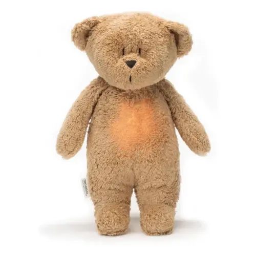 Moonie - Teddy Bear musical nightlight - Capuccino | Smallable