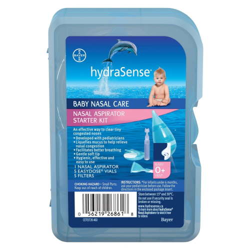hydraSense Nasal Aspirator Starter Kit, 1 Kit