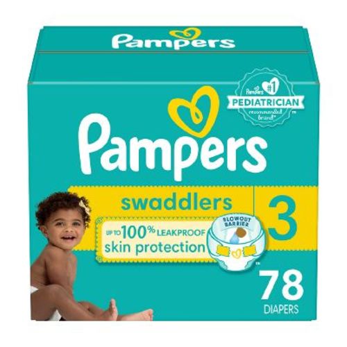 Pampers Swaddlers Active Baby Diapers - (Select Size and Count), Size: 3