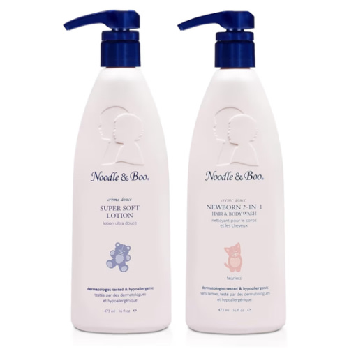 Noodle & Boo 2-in-1 Newborn Hair & Baby Body Wash for Baby, Tear Free and Hypoallergenic
