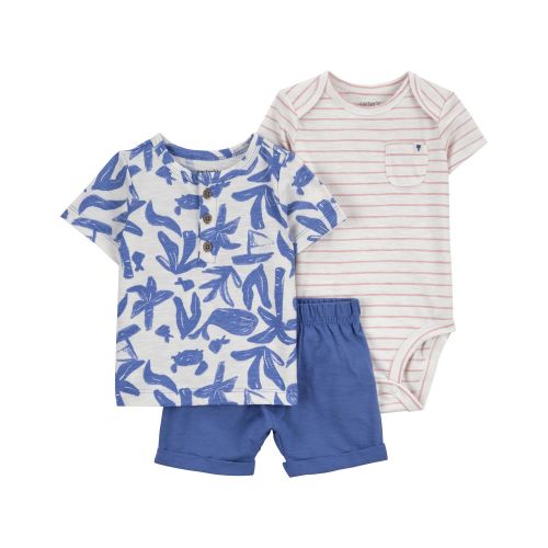 Baby 3-Piece Whale Little Short Set - Carter's | Carter's