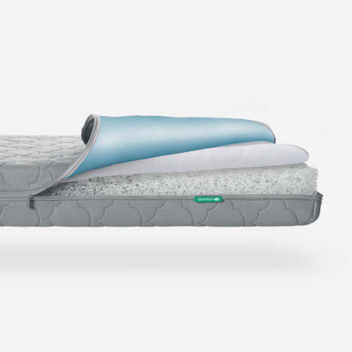 Waterproof Crib Mattress - Standard / Grey