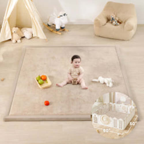 HulooSleep® 1.3" Thick Elasti-Foam Baby Play Mat – Huloosleep 79x59