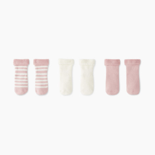 Hanna Andersson 3-Pack Baby Socks - Blush Pink Multipack, Newborn