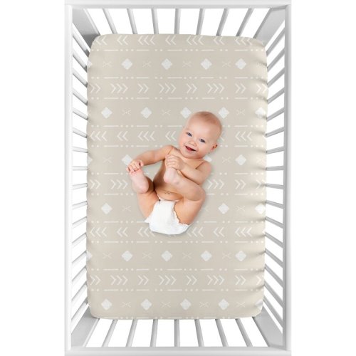 Sweet Jojo Designs Boho Llama Aztec Mini Fitted Crib Sheet | Wayfair