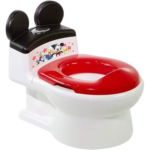 The First Years Disney Mickey Mouse Potty Training Toilet Seat - Portable 2-in-1 Attachment for Toddlers 18 Months and Up