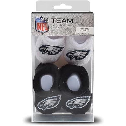 Amazon.com: FBF Originals - Infant Bootie Socks 0-12 Months - 2 Pack (Philadelphia Eagles), One Size : Sports & Outdoors
