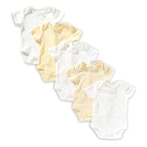 Starting Out Baby Girls Newborn-24 Months Duck 5-Pack Bodysuits