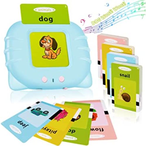 Ednzion Talking Flash Cards with 224 Sight Words,Montessori Toys,Speech Therapy Toys,Autism Sensory Toys,Educational Learning Interactive Toddler Toys