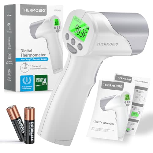 Medical Grade FSA HSA Approved Digital Thermometer, Heavy Duty Touchless Infrared Forehead Thermometer, for Adults & Baby, 1s Instant Results
