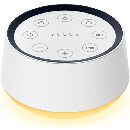 Brown Noise Sound Machine with 30 Soothing Sounds 12 Colors Night Light White Noise Machine for Adults Baby Kids Sleep Machines Memory Function 36 Volume Levels 5 Timers for Home Office Travel