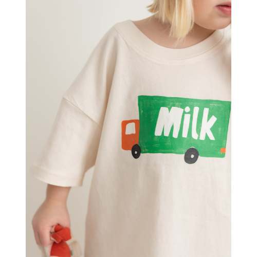 milk truck tee – Pigeon said please