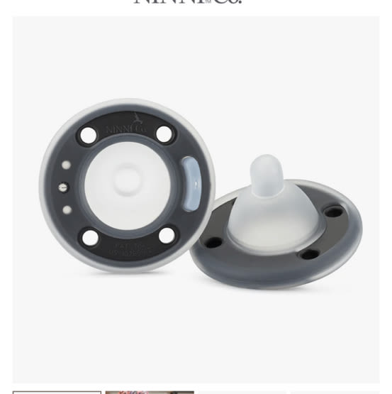 Ninni Pacifier Onyx 2 Pack