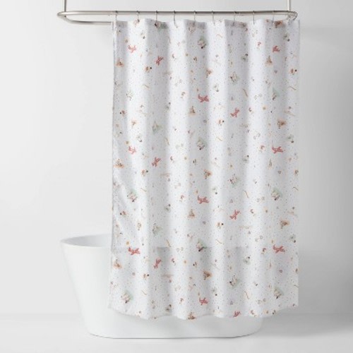 Pals Kids' Shower Curtain - Pillowfort™: Airplane Pattern, 72"x72", OEKO-TEX Certified, Machine Washable