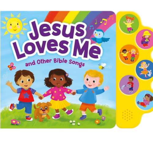 Jesus Loves Me & Other Bible Songs - Christian Sound Book for Toddlers | Interactive Board Book w/ 6 Songs & Lyrics | Faith-Based Learning