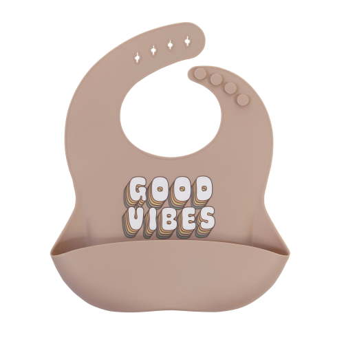 Neat Solutions Neutral Saying Silicone Bib