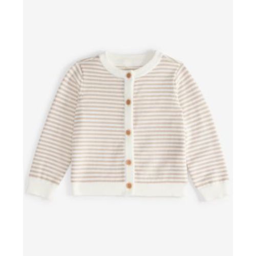 Baby Striped Cotton Cardigan, Exclusively at Macy's
