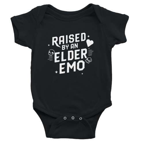 Raised by an Elder Emo - Onesie – Elder Emo Merch