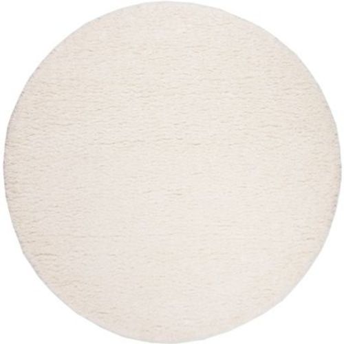 Madrid Shag 200 Mdg256 Power Loomed Indoor Accent Rug - Blush - 3' Round - Safavieh