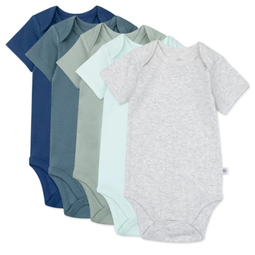 5-Pack Organic Cotton Short Sleeve Bodysuits | Honest Baby Clothing