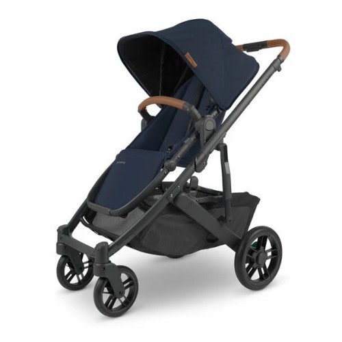 UPPAbaby Cruz V2 Stroller - NOA Navy With Leather Accents - New