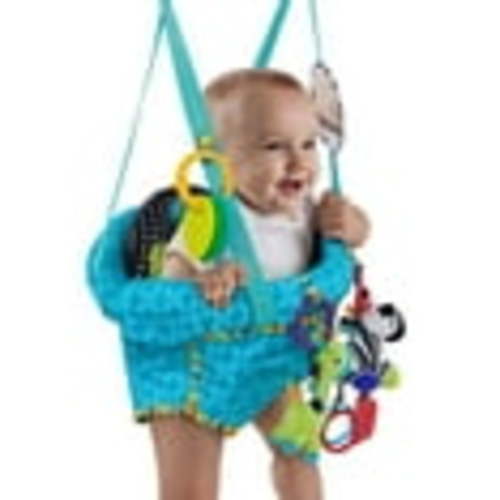 Bright Starts Baby Bouncer, Deluxe Door Jumper with Play Toys, Suitable for 6 months +