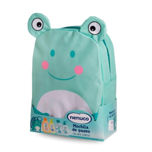 Nenuco Frog Backpack - Includes Body Wash, Shampoo, Lotion, and Cologne 200 ml